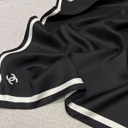 Chanel Black Scarf 90x90cm - 4