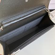 Chanel Wallet On Chain Woc Black Patent Silver 19.5x12x3.5cm - 3