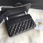 Chanel Jumbo Flap Bag Full Black Lambskin 30cm  - 4