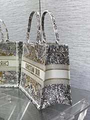 Dior Medium Book Tote Bag Latte Gold 36cm - 2