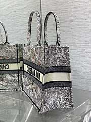 Dior Medium Book Tote Bag Latte Multicolor 36cm - 3