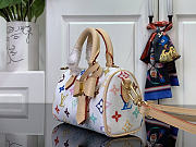 Louis Vuitton LV x TM Nano Speedy White 16x11x9cm - 5