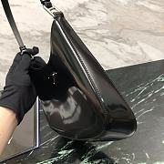 Prada Cleo Brushed Leather Black Shoulder Bag 27x18x4cm - 5