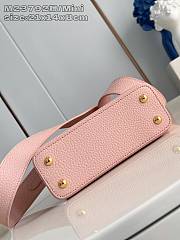 Louis Vuitton LV Mini Capucines Bag Pink 21x14x8cm - 2