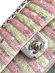 Chanel Flap Bag Multicolor Sequins 25cm - 3