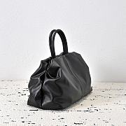 The Row Elio Bourse Bag Black Leather 44x20x36cm - 6