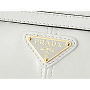 Prada Medium Leather Handbag White 32x15.5x12cm - 6