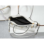 Prada Medium Leather Handbag White 32x15.5x12cm - 2