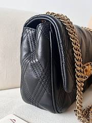 Valentino Garavani Quiltie 67 Medium Shoulder Bag Black 23x17x8cm - 6