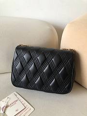 Valentino Garavani Quiltie 67 Medium Shoulder Bag Black 23x17x8cm - 4