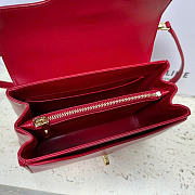 Celine Small 16 Bag Red 23x19x10.5cm - 5