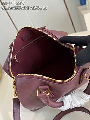 Louis Vuitton LV Speedy Bandoulière 25 Red Wine 25x19x15cm - 5