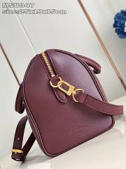 Louis Vuitton LV Speedy Bandoulière 25 Red Wine 25x19x15cm - 4