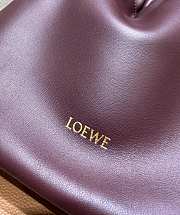Loewe Small Squeeze Bag Lambskin Red Wine 29x24x10.5cm - 3