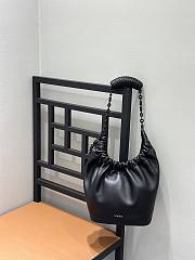 Loewe Small Squeeze Bag Lambskin Full Black 29x24x10.5cm - 3