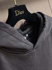Dior Couture Hooded Lined Sweatshirt Black - 4