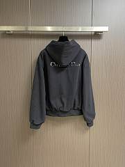 Dior Couture Hooded Lined Sweatshirt Black - 2