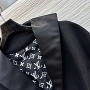 Louis Vuitton LV Graphic Collar Belted Dress - 5