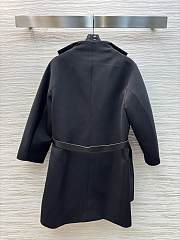 Louis Vuitton LV Graphic Collar Belted Dress - 2