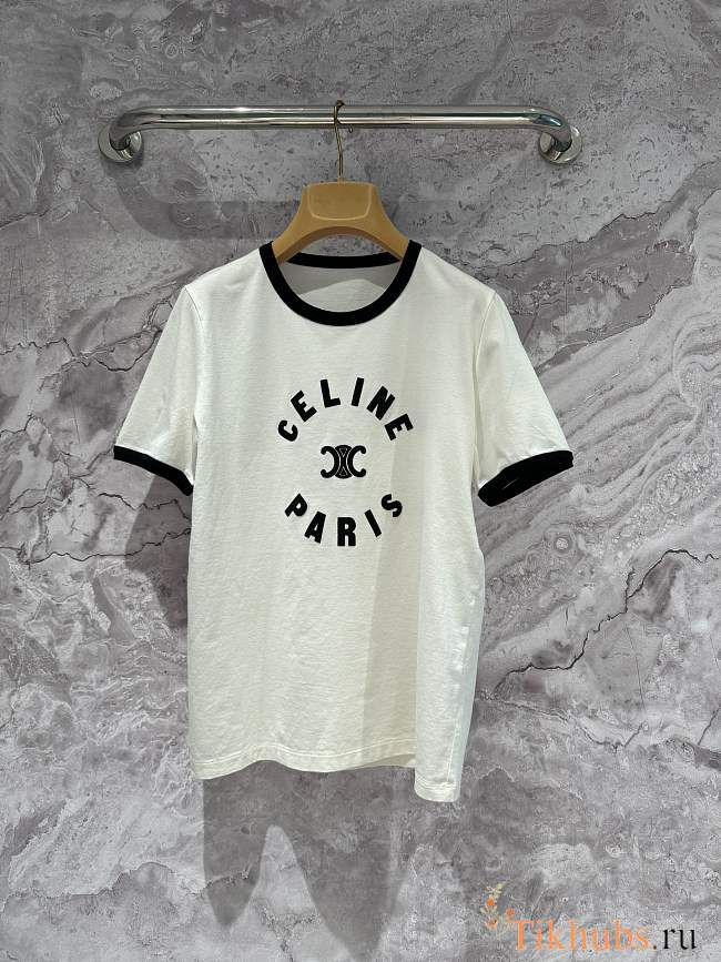 Celine White T-shirt - 1