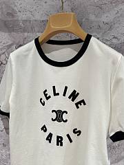 Celine White T-shirt - 2