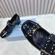 Prada Patent Leather Black Mary Jane Pumps - 4