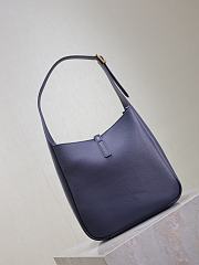 YSL LE 5 À 7 Small Navy Blue Leather 23x22x8.5cm - 6