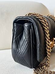 Valentino Garavani Quiltie 67 Small Shoulder Bag Black 19x13x6cm - 5