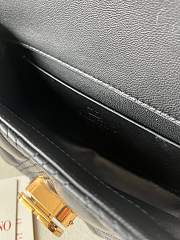 Valentino Garavani Quiltie 67 Small Shoulder Bag Black 19x13x6cm - 3