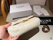 Celine Shoulder Bag Claude Shearling Triomphe 20x11cm - 4