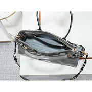 Prada Medium Leather Handbag Grey 32x15.5x12cm - 6