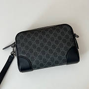 Gucci GG Emblem Small Crossbody Bag Black 23x16.25x8cm - 5