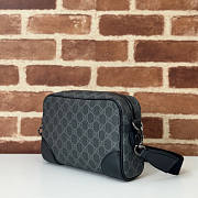 Gucci GG Emblem Small Crossbody Bag Black 23x16.25x8cm - 3