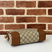 Gucci GG Emblem Small Crossbody Bag Brown 23x16.25x8cm - 4