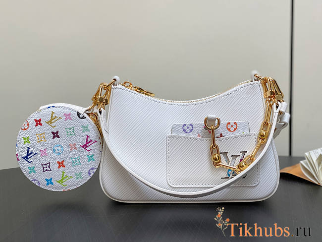 Louis Vuitton LV x TM Marellini Bag White 19x13.5x6.5cm - 1