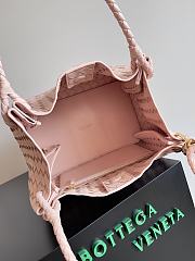 Bottega Veneta Medium Andiamo Parachute Tote Pink 30x26x20cm - 5