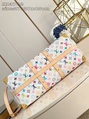 Louis Vuitton LV x TM Keepall 45 White 45x27x20cm - 6