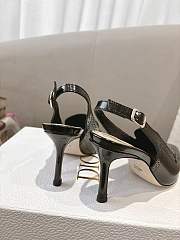 Dior Boy Slingback Pump Black Calfskin 8cm - 2