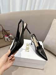 Dior Boy Slingback Pump Black Calfskin 8cm - 3