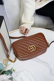 Gucci Marmont Shoulder Bag Brown 24x13x7cm - 6