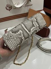 Loro Piana Extra Pocket L19 Pouch Crocodile 19x11x6.5cm - 6