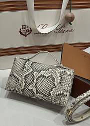 Loro Piana Extra Pocket L19 Pouch Crocodile 19x11x6.5cm - 5