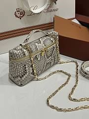 Loro Piana Extra Pocket L19 Pouch Crocodile 19x11x6.5cm - 3