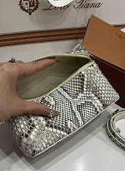 Loro Piana Extra Pocket L19 Pouch Crocodile 19x11x6.5cm - 4