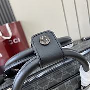 Gucci GG Emblem Medium Briefcase Black 40x30x6cm - 6