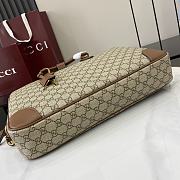 Gucci GG Emblem Medium Briefcase Brown 40x30x6cm - 5