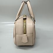 Miu Miu Arcadie Nappa Leather Light Beige 22x10.5x7.5cm - 4