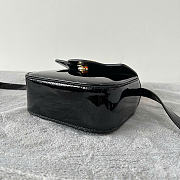 Versace La Medusa Mini Bag Black Patent 16x12x6cm - 5