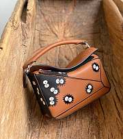 Loewe Mini Puzzle Bag Orange 18x7.5x12cm - 4
