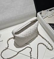 Chanel 25C Bag Caviar White 21.5x19x6cm - 3